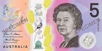 Banknot 5 AUD – dolary australijskie dostępne w kantorze Dan Exchange Warszawa