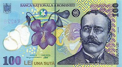 banknot-100-lei-rumunskich-ron-awers.jpg | Banknot 100 lei rumuńskich (RON) – awers | Banknot o nominale 100 lei rumuńskich (RON).